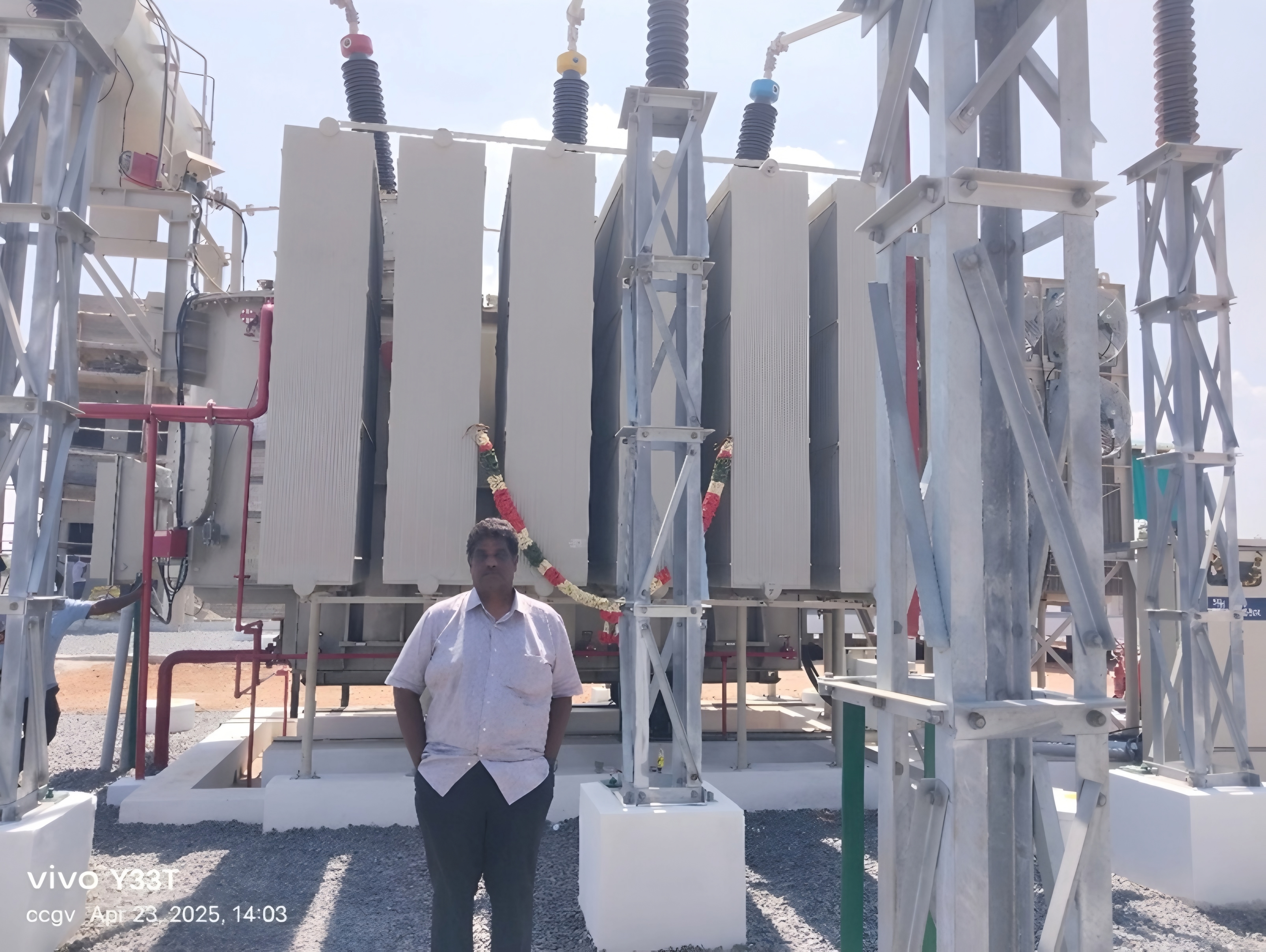 Transformer commissioning ceremony