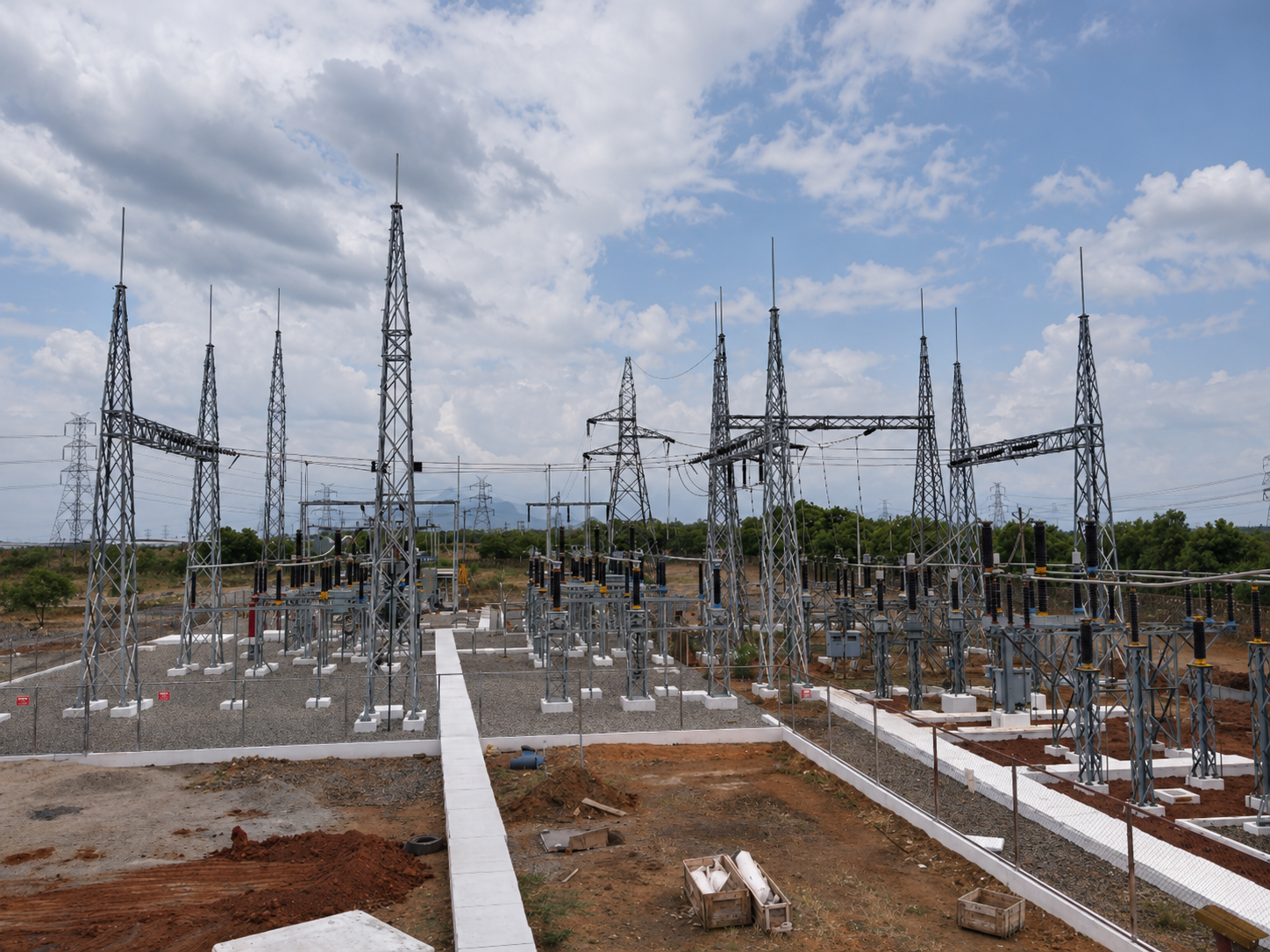 Substation construction